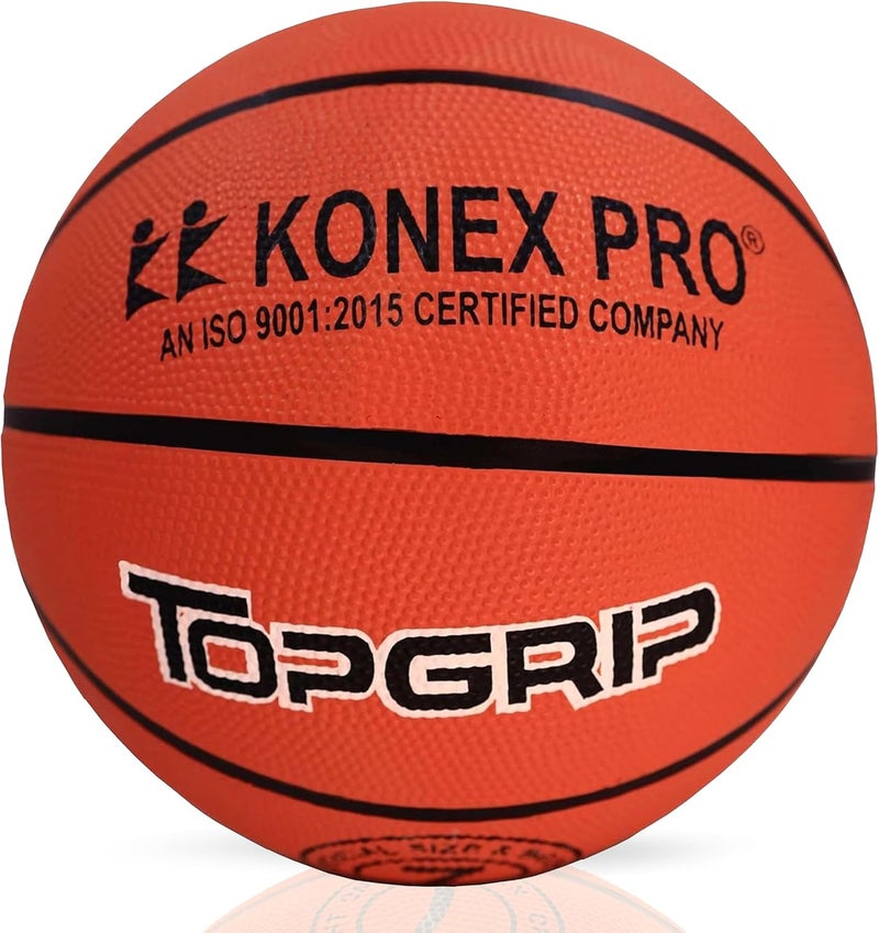 KONEX Size 5 Professional Basket Ball for Indoor & Outdoor (Brown) - Image 1